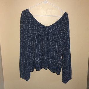 Abercrombie & Fitch boho peasant top women’s med